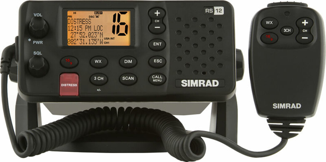 Nye Simrad RS12 blir leveringsklar i november 2012.