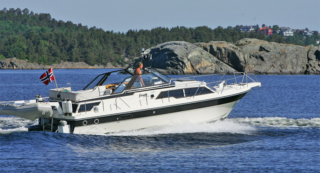 Scand-båtene gjenoppstår. Her ser du en Scand 29 Baltic fra 2008. Scand-båtene gjenoppstår. Her ser du en Scand 29 Baltic fra 2008.
