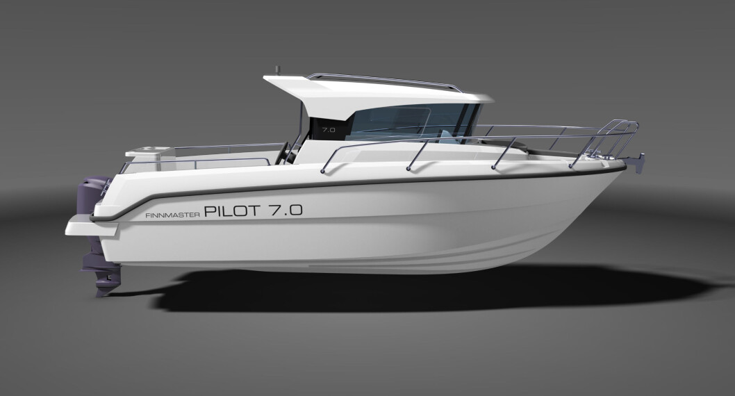 Slik vil nye Finnmaster PILOT 7.0 se ut. Slik vil nye Finnmaster PILOT 7.0 se ut.
