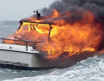 Så fort brenner en båt
