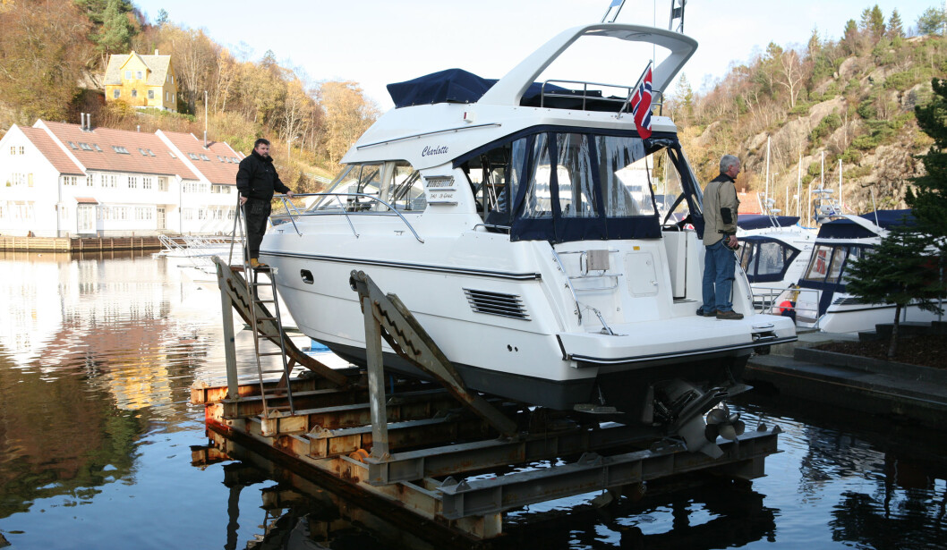 Formene til Viksund-båtene ligger i følge bostyrer i boet etter konkursen. Her fra en sjøsetting ved produksjonsanlegget i Strusshamn. FOTO: Trond J. Hansen Formene til Viksund-båtene ligger i følge bostyrer i boet etter konkursen. Her fra en sjøsetting ved produksjonsanlegget i Strusshamn. FOTO: Trond J. Hansen