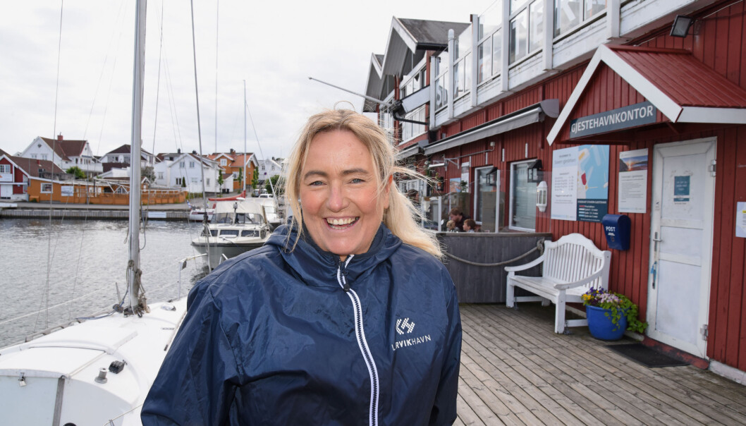 FORBEREDT: Daglig leder Inger Kristine Grønvold i Stavern gjestehavn er forberedt på en sommer med mye trafikk og smittevernstiltak. FORBEREDT: Daglig leder Inger Kristine Grønvold i Stavern gjestehavn er forberedt på en sommer med mye trafikk og smittevernstiltak.