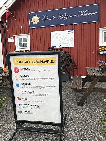 INFORMASJON: I gjestehavnene i Larvik kommune er det satt opp tydelige informasjonsskilt om smitteverntiltak. INFORMASJON: I gjestehavnene i Larvik kommune er det satt opp tydelige informasjonsskilt om smitteverntiltak.