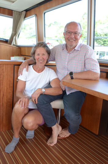 FAMILIETUR: Anette Gjessing med Harald Korn. Yngstesønnen Leo er også med på turen.: FAMILIETUR: Anette Gjessing med Harald Korn. Yngstesønnen Leo er også med på turen.: