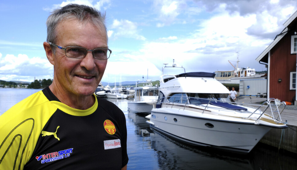FORNØYD: Etter tre dager på finn.no var båten til Ulf Grøndahl fra Tromsø solgt til ny eier.