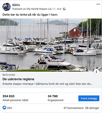ENGASJEMENT: Denne posten nådde en kvart million personer på Facebook ENGASJEMENT: Denne posten nådde en kvart million personer på Facebook
