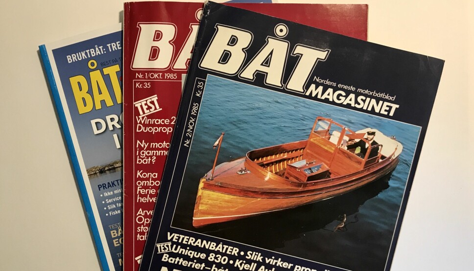 UTVIKLING: I oktober 2020 er det nøyaktig 35 år siden den første utgivelsen av Båtmagasinet.
(FOTO: ATLE KNUTSEN)