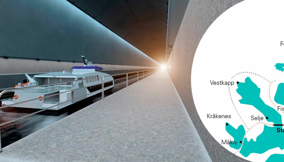 AMBISIØST: Både næringslivet på nordvestlandet og lokalpolitikere har i flere tiår jobbet for å få bygget en 1700 meter lang tunnel ved foten av Stadlandet.