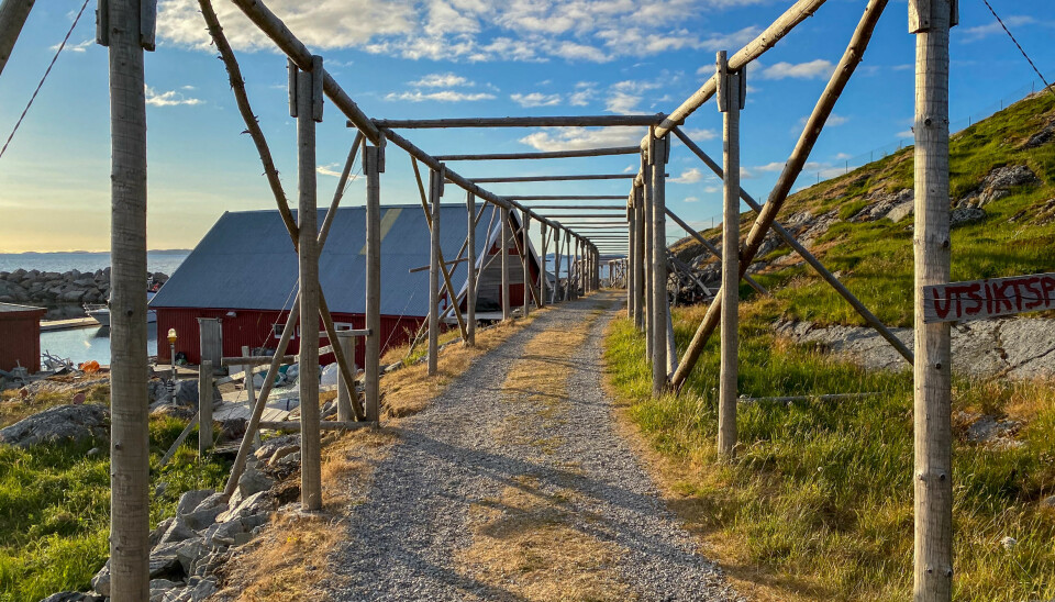 FISKEVÆR: Sør-Gjæslingan var det største fiskeværet sør for Lofoten.