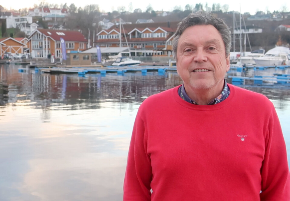SATSER: Morten Gjeruldsen i Vollen Marina står for store utvidelser i Vollen til glede for båtfolket.