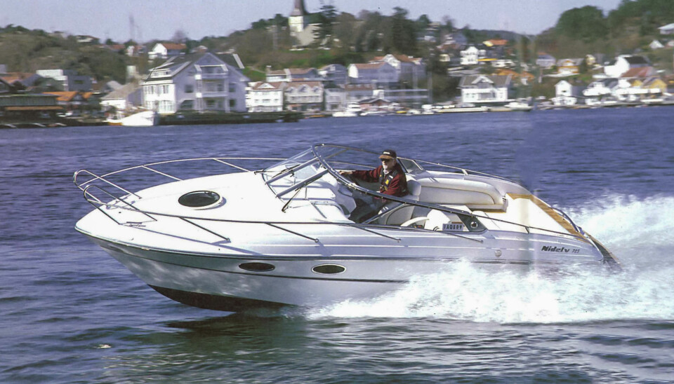 FRA ARKIVET: Nidelv 725 Sport ble testet i Praktisk Båtliv 6 2001.