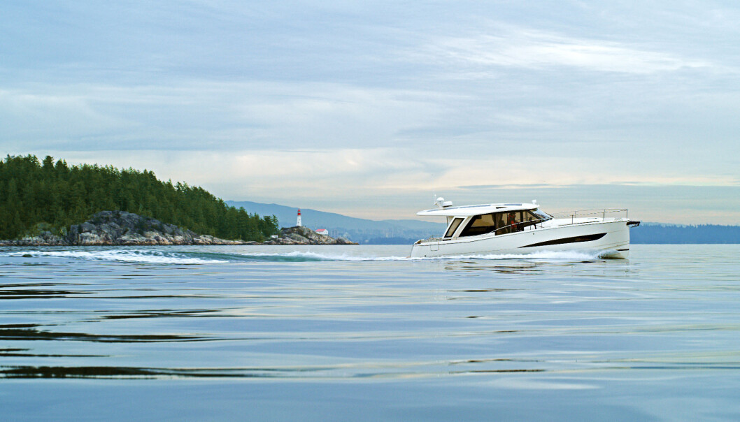 EL: Greenline leverer helelektriske cabincruisere, og seks kommer til Telemark til sommeren. Bildet viser Greenline 39 EL: Greenline leverer helelektriske cabincruisere, og seks kommer til Telemark til sommeren. Bildet viser Greenline 39