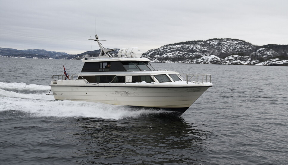 LUKKET: Mørejet 30 er en typisk vestlandsbåt med bakgvegg og romslig akterdekk. LUKKET: Mørejet 30 er en typisk vestlandsbåt med bakgvegg og romslig akterdekk.