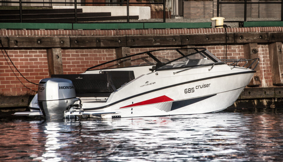 TAR NORGE MED STORM: Northmaster 685 Cruiser.