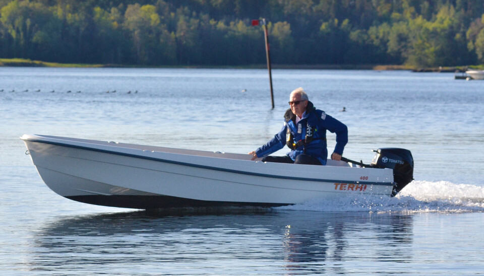 STOR LITEN BÅT: Terhi 400.
