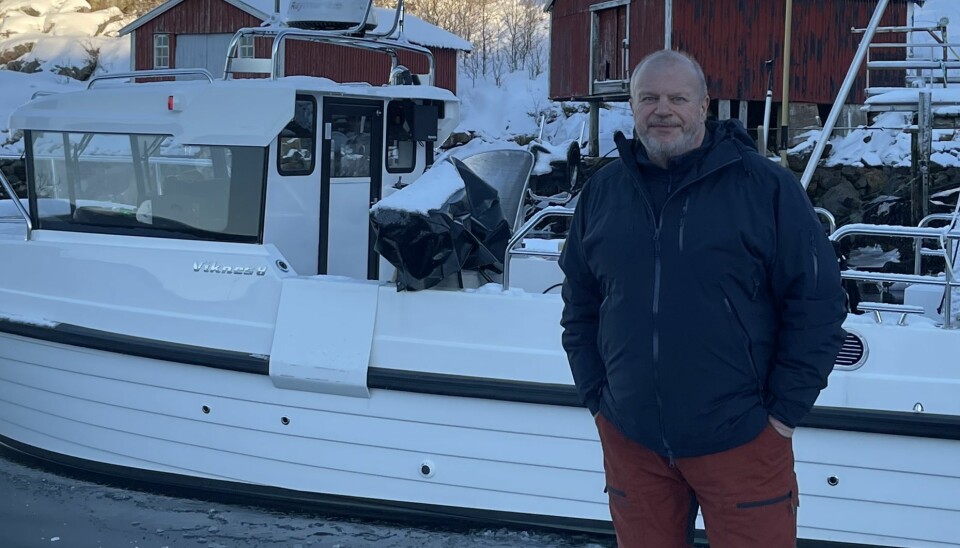 TOMMEL OPP: - Det siste jeg ønsker er at enda flere båtkjøpere skal havne i samme situasjon som meg, og mange andre, sier Bjarne Håkon Hanssen og er glad for det ferske vedtaket om tilbaketrekking av den nye Rana 610. (FOTO: PRIVAT)