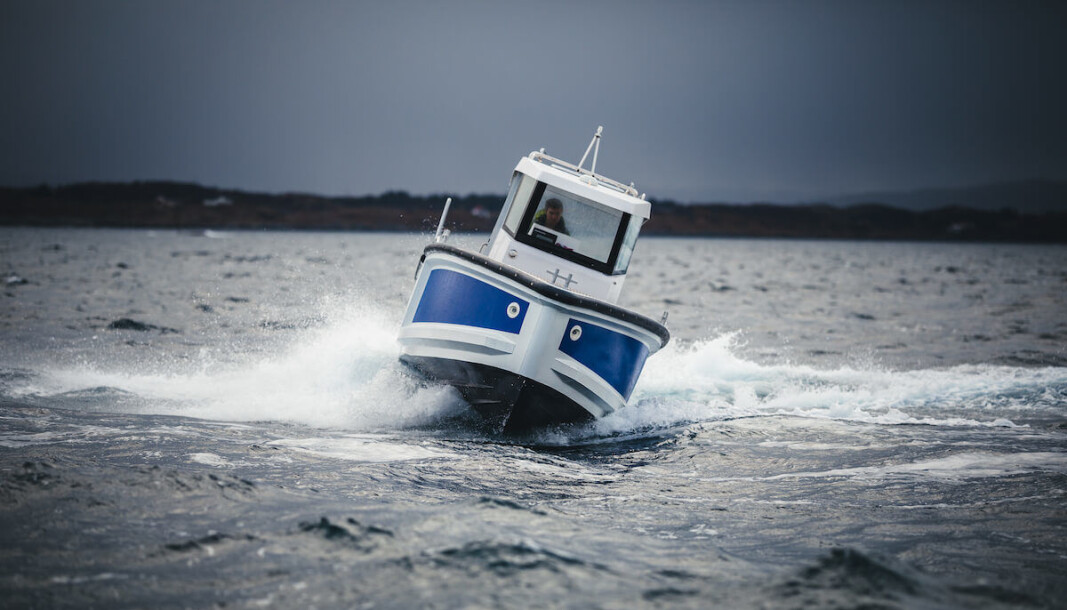 FLYTTER: Skarsvaag Boats setter fart fra Flatval på Frøya til Singsholmen på naboøya Hitra. Her aluminiumsbåten 700 C. Foto: Skarsvaag Boats. FLYTTER: Skarsvaag Boats setter fart fra Flatval på Frøya til Singsholmen på naboøya Hitra. Her aluminiumsbåten 700 C. Foto: Skarsvaag Boats.