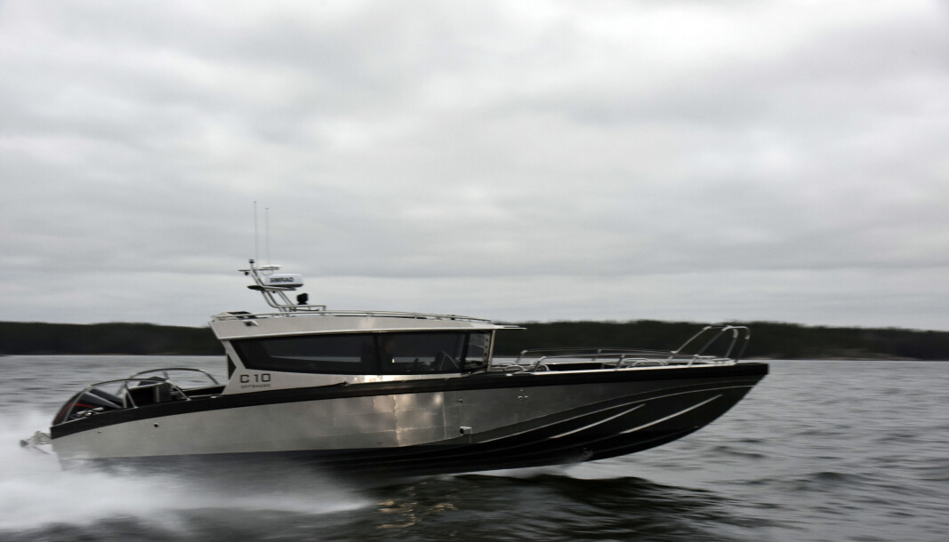 TOPPMODELL: Den nye aluminiumbåten fra Viggo er beregnet for raske transporter og god komfort. TOPPMODELL: Den nye aluminiumbåten fra Viggo er beregnet for raske transporter og god komfort.