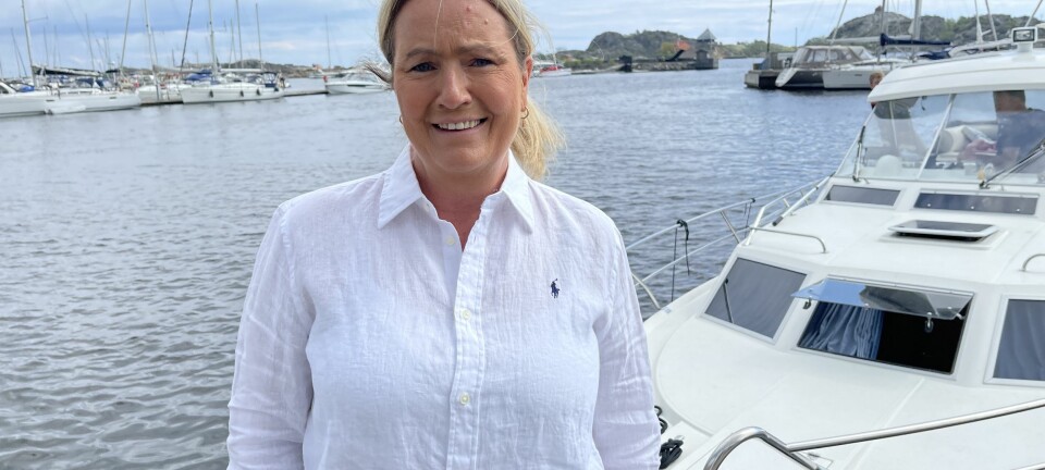 OPTIMISTISK: Inger Kristine Grønvold i Stavern belager seg på rekordbesøk – med strenge smitteverntiltak.