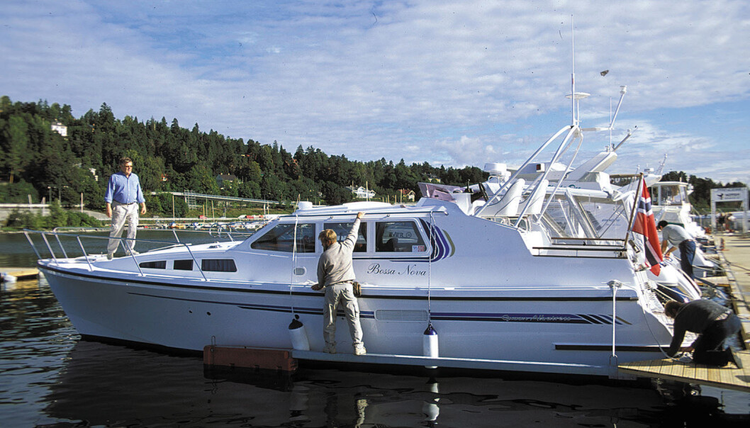 KLAR FOR TEST: Finsk 35-foter i 2001. KLAR FOR TEST: Finsk 35-foter i 2001.