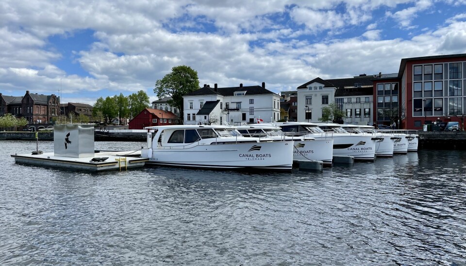 STOR INVESTERING: Selskapet Canal Boats AS har klokketro på el-båter og har investert i hele seks elektrisk Greenline-båter.