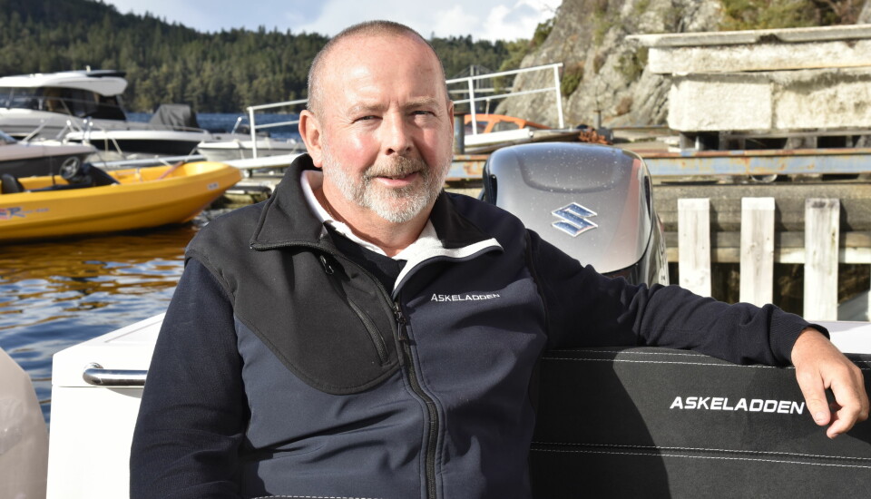 VEKT: - Jeg tror ikke vi kan erstatte fossilt drivstoff med batterier i planende båter, sier Henrik Askvik i Askeladden. (FOTO: LARS-ÅKE REDÉEN).