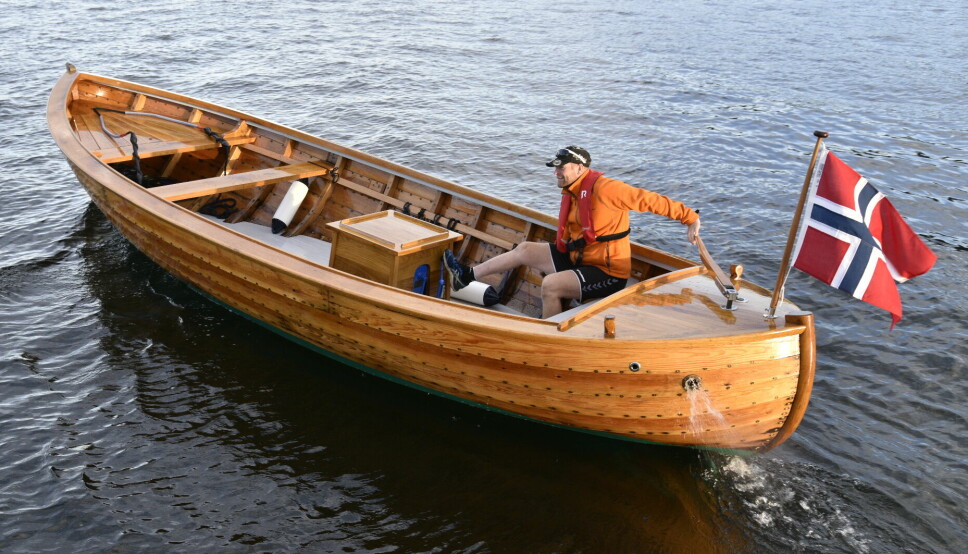 WIKSTEN: Den 23,5 fot lange koggen er et typisk eksemplar av Wiksten-båtene fra 1960-tallet.