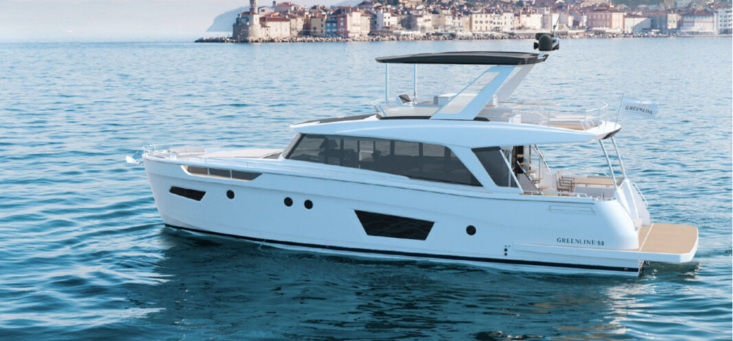 HYBRID: Greenline 58 Fly bygges i Slovenia. HYBRID: Greenline 58 Fly bygges i Slovenia.