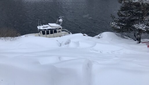 Pass på båten - mye snø i vente