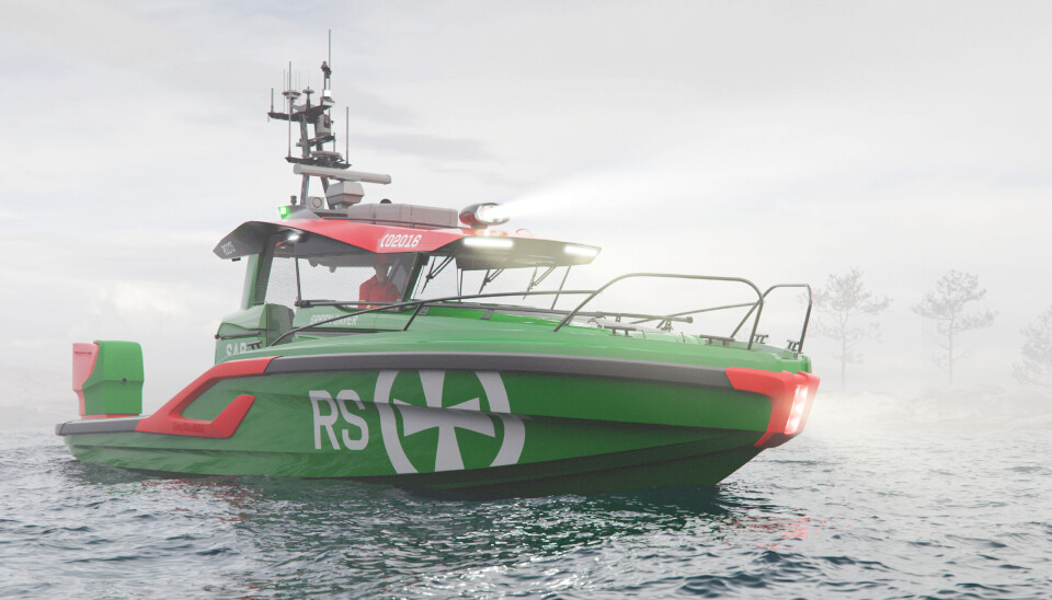 GRØNN FREMTID: Green Saver som Hydrolift utvikler for Redningsselskapet skal bli en teknologiplattform som muliggjør en halvering av CO2 utslippet for hele flåten innen 2030. (FOTO: HYDROLIFT). GRØNN FREMTID: Green Saver som Hydrolift utvikler for Redningsselskapet skal bli en teknologiplattform som muliggjør en halvering av CO2 utslippet for hele flåten innen 2030. (FOTO: HYDROLIFT).