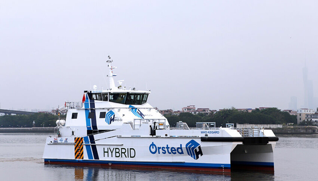 VIND OG HYBRID: De to nye servicefartøyene til vindkraftparken i Nordsjøen kombinerer hybridteknologi og Volvo Penta IPS.