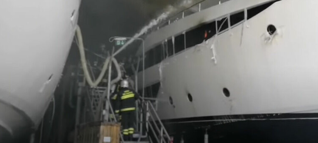 LES OGSÅ: Leveringsklar yacht til 97 millioner kroner ødelagt av brann på verft