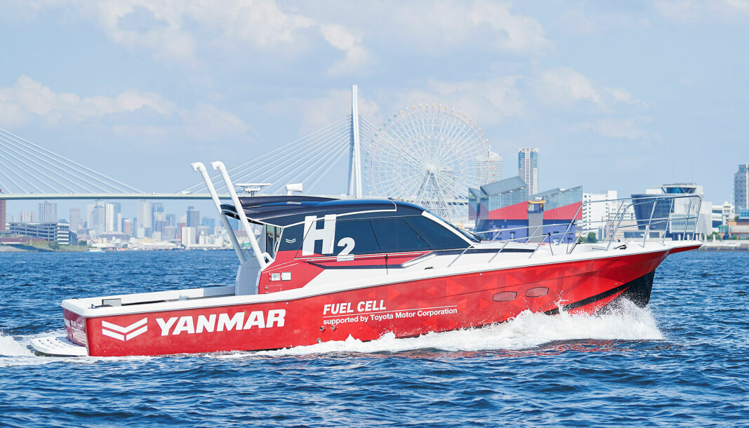 UTSLIPPSFRI TEKNOLOGI: Yanmar har i samarbeid med Toyota utviklet en prototype for hydrogen. UTSLIPPSFRI TEKNOLOGI: Yanmar har i samarbeid med Toyota utviklet en prototype for hydrogen.