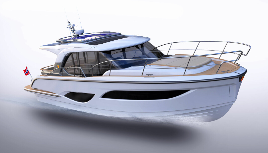 NY 42-FOTER: Marex lanserer ny båt som leveres både som coupé eller med flybridge.