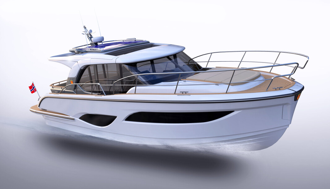 NY 42-FOTER: Marex lanserer ny båt som leveres både som coupé eller med flybridge. NY 42-FOTER: Marex lanserer ny båt som leveres både som coupé eller med flybridge.