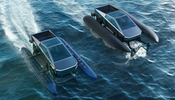 TO VARIANTER: Med eller uten hydrofoil. TO VARIANTER: Med eller uten hydrofoil.