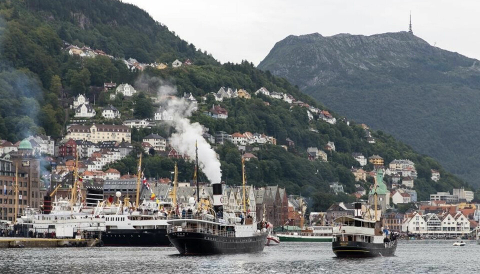 VÅGEN: Nå skal veteranskipene få hedersplassene i Vågen i Bergen. FOTO: Bergen Nasjonale Veteranskipshavn.