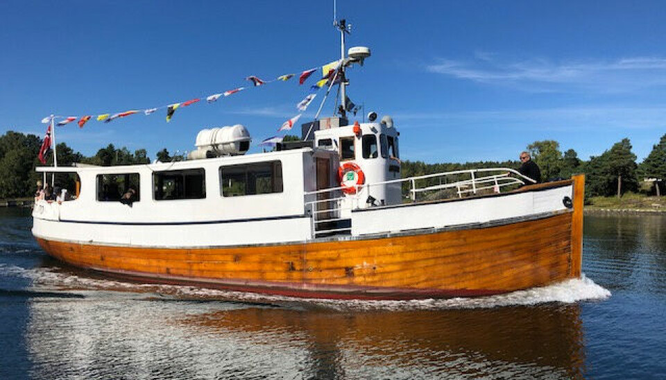 VERNET: Den populære og velkjente trefergen MS «Rigmor» i Indre Oslofjord har fått status som «vernet skip» av Riksantikvaren. Foto: Hanne Fonn.