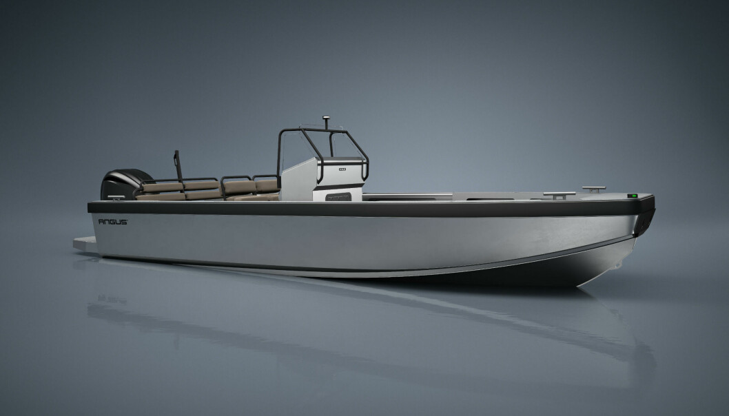 SVENSK: Angus A70 er siste tilveksten i flåten til den svenske produsenten av tøffe aluminiumbåter.