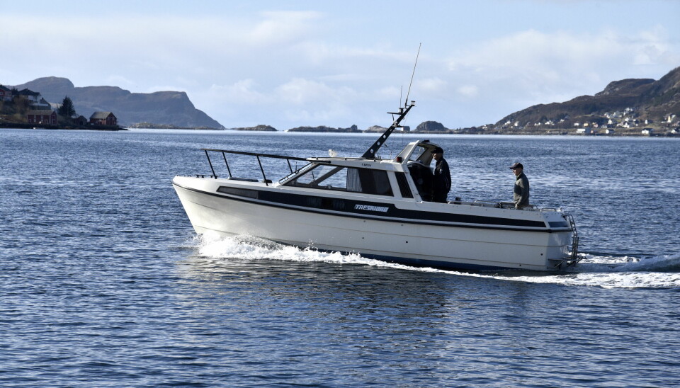 HALVPLANER: Tresfjord 29 Nordic er en «ekte» halvplaner som trives best i fartsområdet opp mot 16 knop.