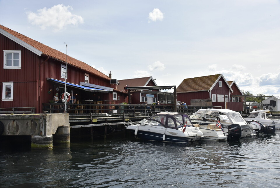 GOD MAT: Det finnes flere restauranter i Kostersundet – blant annet skalldyrkaféen på Sydkoster ved Långagärde.