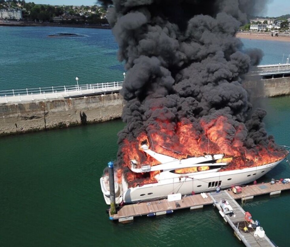 Her går Princessen opp i røyk