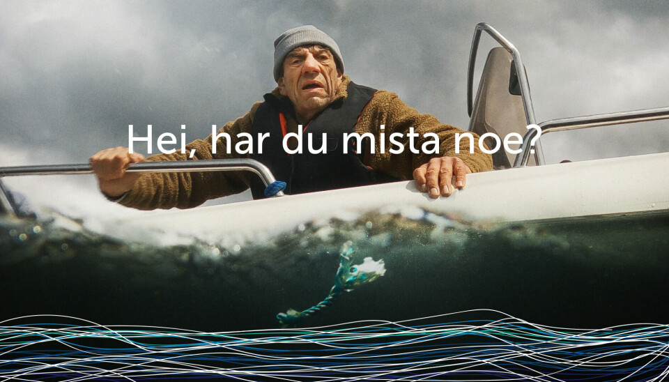 ANSVAR: I den nye kampanjen 'Har du mista noko?' fronter skuespiller Helge Jordal kampen mot plastforsøpling av havet.