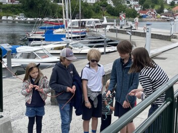 Oldebarna til Linge åpnet utstillingen Oldebarna til Linge åpnet utstillingen
