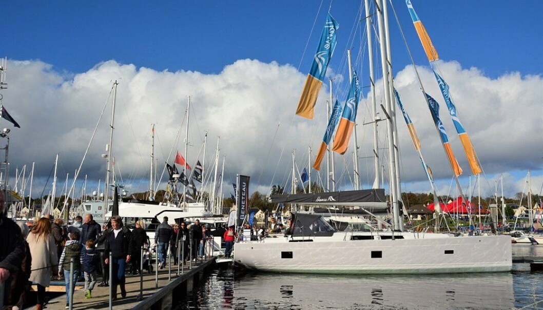 Fra forrige messe i Kip Marina utenfor Glasgow. Nå avlyses igjen Scotland’s Boat Show. Fra forrige messe i Kip Marina utenfor Glasgow. Nå avlyses igjen Scotland’s Boat Show.