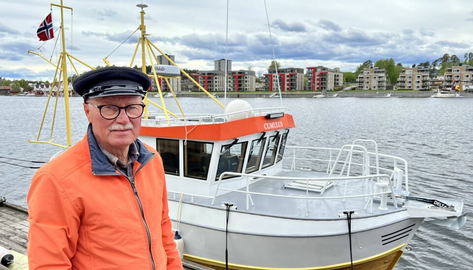 ARBEIDSJERN: Thor Norling (75) i Porsgrunn elsker tekniske utfordringer og har en brennende interesse for solide bruksbåter og kystkultur.
