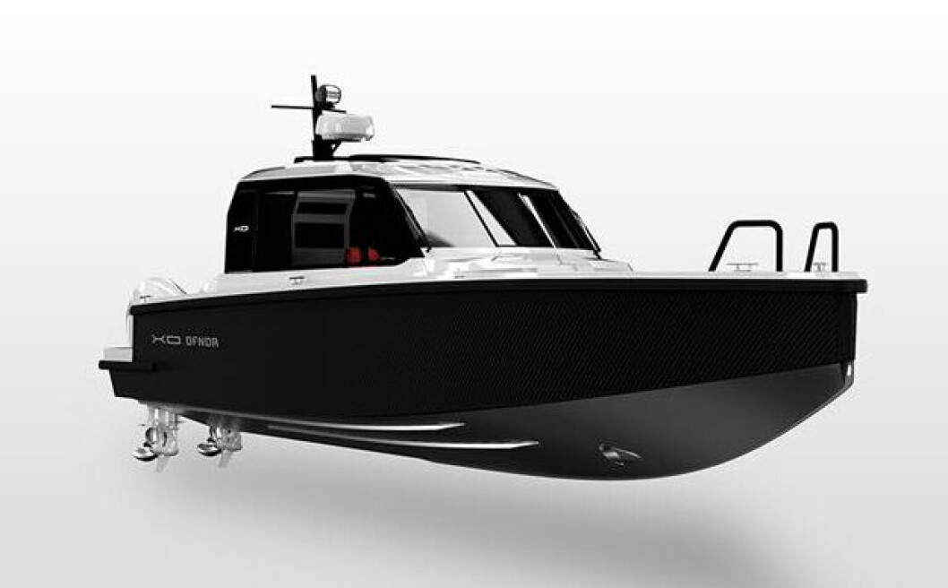 BARSK: XO over at nykonstruksjonen blir en båt for alle vær- og sjøforhold.