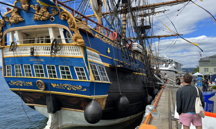 Bli med om bord i seilskipet «Götheborg of Sweden»