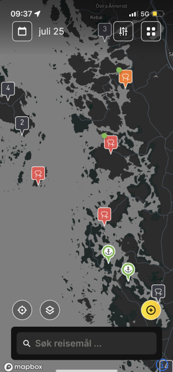 FULLT: Det er trangt i gjestehavnenen 25. juli, men godt med plass i naturhavnene. FULLT: Det er trangt i gjestehavnenen 25. juli, men godt med plass i naturhavnene.