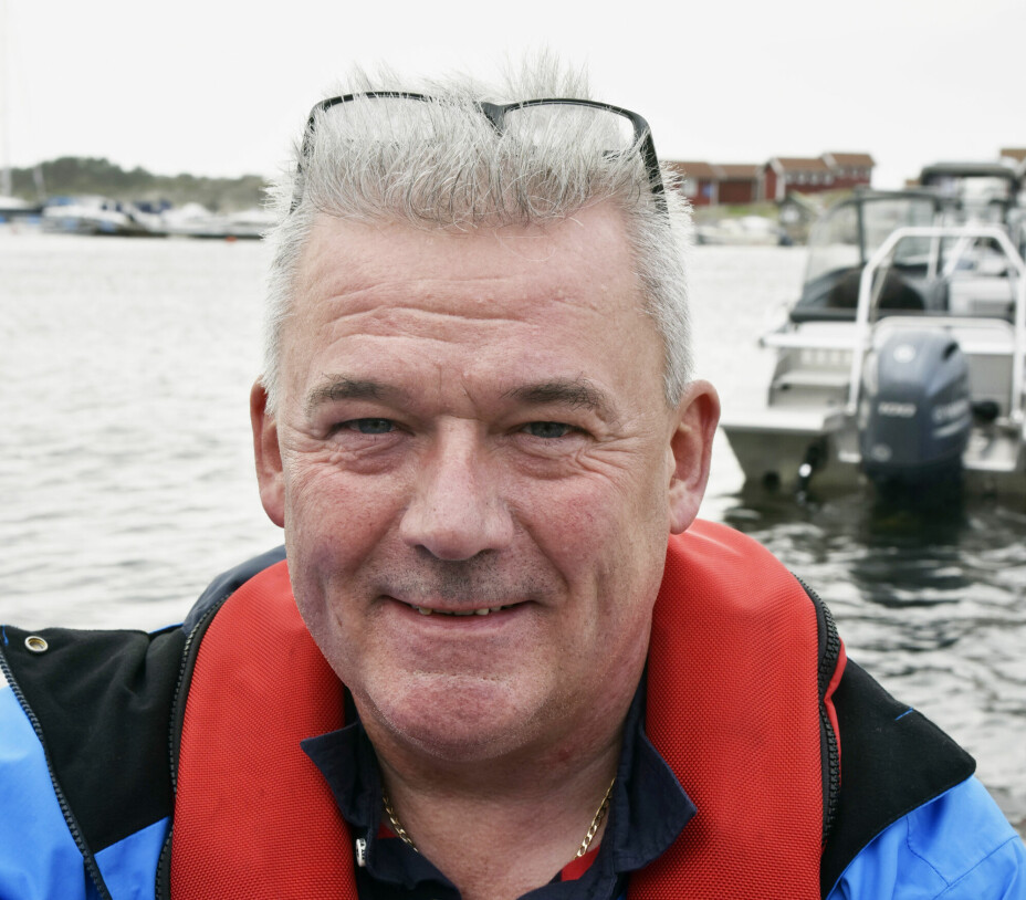 OPPFINNER: Robert Åberg håper å kunne sette sin unike redningsbåt i serieproduksjon.